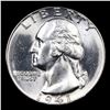 Image 2 : 1941-p Washington Quarter 25c Grades GEM+ Unc