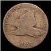 Image 2 : 1858 LL Flying Eagle Cent 1c Grades g+