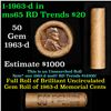 Image 1 : Shotgun Lincoln 1c roll, 1963-d 50 pcs Brandt Wrapper.