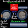 Image 1 : Buffalo Nickel Shotgun Roll in Old Bank Style 'Bell Telephone'  Wrapper 1917 &d Mint Ends Grades