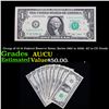 Image 1 : Group of 10 $1 Federal Reserve Notes, Series 1963 to 2009, AU to CU Grade Grades Select CU