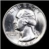 Image 2 : 1944-d Washington Quarter 25c Grades GEM+ Unc