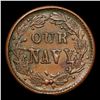 Image 3 : (1863) Our Navy Civil War Token 1c Grades Select Unc BN