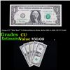 Image 1 : Group of 5 **Star Note** $1 Federal Reserve Notes, Series 1963 to 2009, All CU Grade Grades Select C