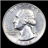 Image 2 : 1943-p Washington Quarter 25c Grades Choice AU