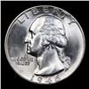Image 2 : 1945-p Washington Quarter 25c Grades GEM+ Unc