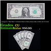 Image 1 : Group of 5 **Star Note** $1 Federal Reserve Notes, Series 1963 to 2009, All CU Grade Grades Select C
