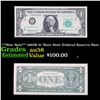Image 1 : **Star Note** 1963B $1 'Barr Note' Federal Reserve Note Grades Choice AU/BU Slider