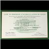 Image 4 : 1999 $5 Federal Reserve Note, Low Numbered Uncirculated 2000 BEP Folio Issue Grades Gem CU