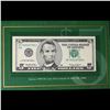 Image 5 : 1999 $5 Federal Reserve Note, Low Numbered Uncirculated 2000 BEP Folio Issue Grades Gem CU