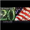 Image 2 : 2003A $2 Federal Reserve Note, Uncirculated 2008 BEP Folio Issue (Cleveland, OH) Grades Gem CU