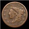 Image 2 : 1838 Coronet Head Large Cent 1c Grades vg+