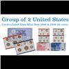 Image 1 : Group of 2 United States Mint Set in Original Government Packaging! From 1998-1999 with 30 Coins Ins
