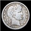 Image 2 : 1903-p Barber Quarter 25c Grades vf++