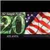 Image 2 : 2003A $2 Federal Reserve Note, Uncirculated 2008 BEP Folio Issue (Atlanta, GA) Grades Gem CU