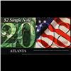 Image 2 : 2003A $2 Federal Reserve Note, Uncirculated 2008 BEP Folio Issue (Atlanta, GA) Grades Gem CU