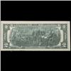 Image 3 : 1976 $2 Federal Reserve Note 1st Day of Issue, with Stamp Grades Gem CU