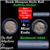 Image 1 : Buffalo Nickel Shotgun Roll in Old Bank Style 'Bell Telephone'  Wrapper 1921 & S Mint Ends.