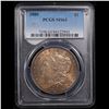 Image 2 : PCGS 1880-p Morgan Dollar $1 Graded ms63 By PCGS