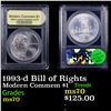 Image 1 : 1993-d Bill of Rights Modern Commem Dollar $1 Graded ms70, Perfection BY USCG