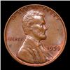 Image 2 : 1959-p Lincoln Cent Mint Error 1c Grades Choice Unc BN