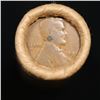 Image 2 : Mixed small cents 1c orig shotgun roll, 1919-d Wheat Cent, 1889 Indian Cent other end, Brinks Wrappe