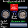 Image 1 : Buffalo Nickel Shotgun Roll in Old Bank Style 'Bell Telephone'  Wrapper 1925 & D Mint Ends.
