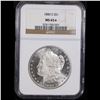 Image 2 : NGC 1880-s Morgan Dollar $1 Graded ms65* By NGC