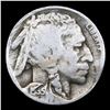 Image 2 : 1935-d Buffalo Nickel Mint Error 5c Grades f+