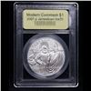 Image 2 : 2007-p Jamestown Modern Commem Dollar $1 Graded ms70, Perfection BY USCG