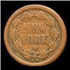 Image 3 : 1863 NY Civil War Token 1c Grades f+