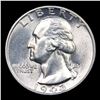 Image 2 : 1943-p Washington Quarter 25c Grades GEM+ Unc