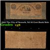 Image 1 : 1862 The City of Newark, NJ 10 Cent Bank Note Grades vg, very good