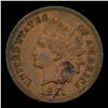Image 2 : 1881 Indian Cent Mint Error 1c Grades xf