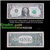 Image 1 : Group of 5 **Star Note** $1 Federal Reserve Notes, Series 1963 to 2009, VF to CU Grade Grades Choice