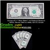 Image 1 : Group of 5 **Star Note** $1 Federal Reserve Notes, Series 1963 to 2009, All CU Grade Grades Select C