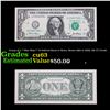 Image 1 : Group of 5 **Star Note** $1 Federal Reserve Notes, Series 1963 to 2009, All CU Grade Grades Select C