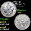 Image 1 : 1904-p Morgan Dollar $1 Grades Select Unc