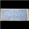 Image 2 : 1864 $20 Confederate Note, T67 Grades Select AU