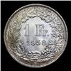 Image 3 : 1958B Switzerland Franc KM-24 Grades Choice Unc