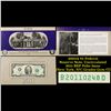 Image 1 : 2003A $2 Federal Reserve Note, Uncirculated 2011 BEP Folio Issue (New York, NY) Grades Gem CU
