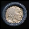 Image 2 : Buffalo Nickel Shotgun Roll in Old Bank Style 'Bell Telephone'  Wrapper 1927 & S Mint Ends.