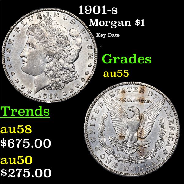 1901-s Morgan Dollar $1 Grades Choice AU