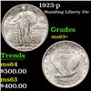 Image 1 : 1923-p Standing Liberty Quarter 25c Grades Select+ Unc