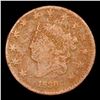 Image 2 : 1830 Large Letters Coronet Head Large Cent 1c Grades f, fine