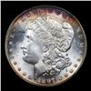 Image 2 : 1897-s Morgan Dollar Colorfully Toned $1 Graded ms65 By SEGS