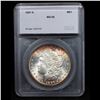Image 4 : 1897-s Morgan Dollar Colorfully Toned $1 Graded ms65 By SEGS