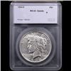 Image 4 : 1934-d Peace Dollar $1 Graded ms63 details By SEGS
