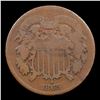 Image 2 : 1865 Fancy 5 Two Cent Piece 2c Grades vg, very good