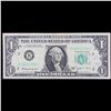 Image 2 : **Star Note** 1963B $1 'Barr Note' Federal Reserve Note Grades vf+
